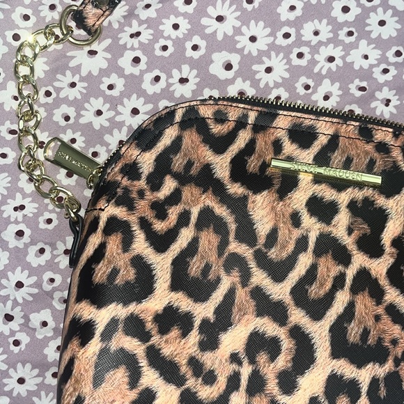Steve Madden Leopard Print Crossbody Bag - Black and Brown main image 2